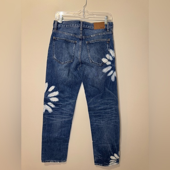 NWT Madewell The Dean Easy Straight Jean | Size 25 | Shibori Wash - Picture 7 of 14